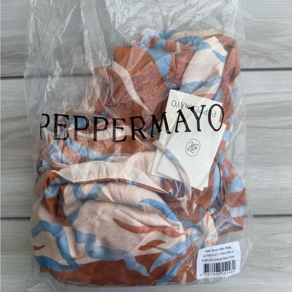 Peppermayo Aster Bloom Maxi Dress Orange Size 4 NWT IN PACKAGE - Picture 10 of 10